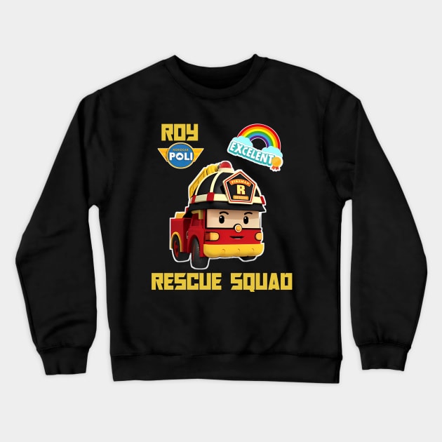 resque squad Crewneck Sweatshirt by scary poter